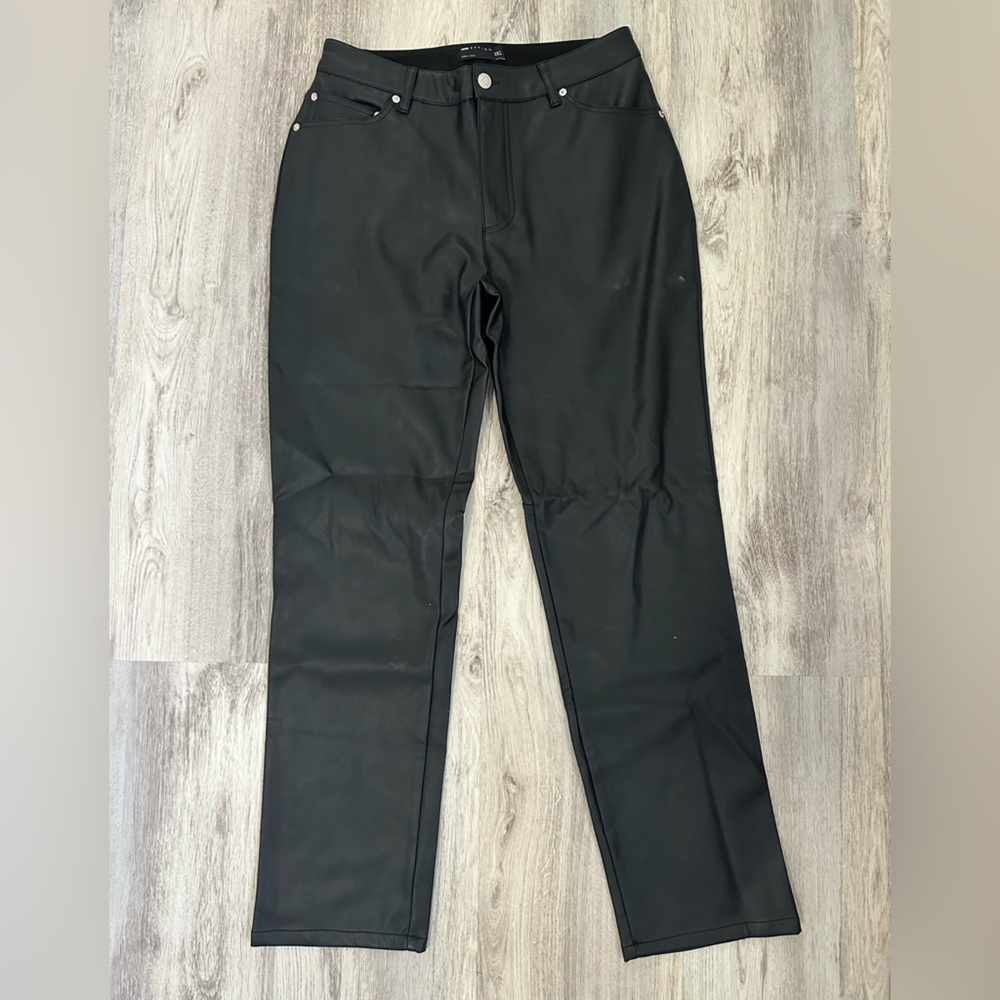 ASOS Design straight Leg Leather Pants
